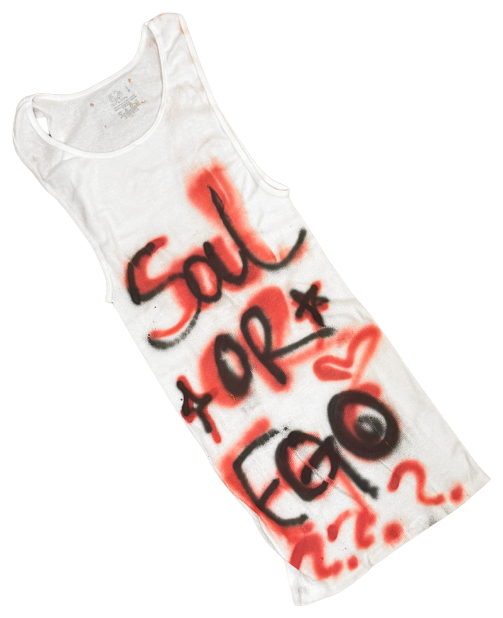 soul or ego · ROOD hand-painted, front