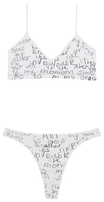 harmony set · ROOD bralette + thong, front